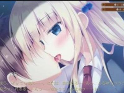 ぐいぐい迫ってくるビッチかと思ったらパイパンマンコからヴァージンの印が♥初めてなのにアンアン♫