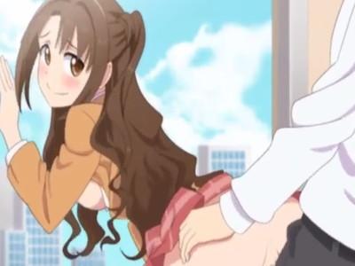 【アイマス】ちょーかわいいアイドル女子高生を窓際でバックハメ！そのまま大興奮の中出しセックス！