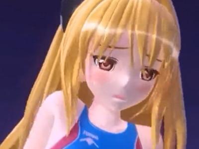 【中出し】つんつんなヤミちゃんとデレデレのスク水えっち♡