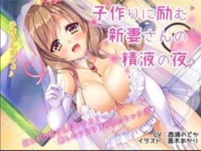 【エロボイス】今日も嫁がエロくて飯がうまい★新婚妻が裸エプロンでらぶらぶ子作りえっち♥