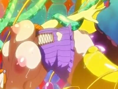 【レイプ】触手にレイプされる魔法少女。なんだか気持ちよさそうだけど？？？