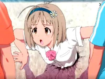 【壁ハマり】壁にハマって動けない女子高生がいたので、下半身まさぐっておちんちんぶち込んだ！