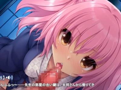 【浴衣】浴衣の美少女がおちんちんしゃぶってくれて最後は中出しセックス