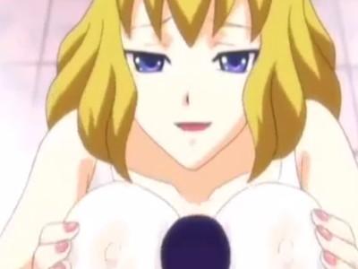【パイズリ】でっかいおちんちんを隠すくらいのおっぱいでパイズリしまくって口内射精！