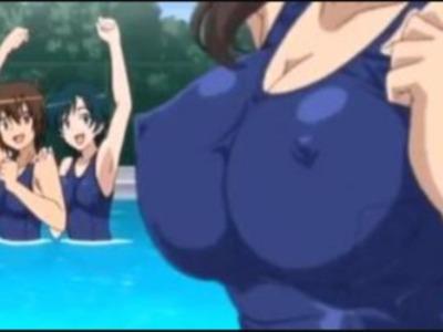 【Tentacle and Witches】女教師も女子も乳首ポッチ♡プールで生パコしまくってたら精子出すぎて水が白くなったｗｗｗ