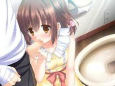 お兄ちゃんの右手が使えないからつるまんロリ妹が便所でシコシコペロペロ♥白いおしっこも出しちゃおう♥