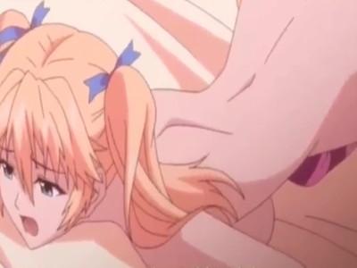 【バック】ツインテ女子高生の背中がエロい！バックハメ！！