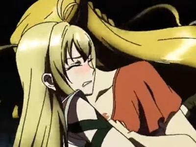 【美少女ロボ】姫から戦う奴隷に堕とされた美少女が、無理やりレズプレイで犯される！