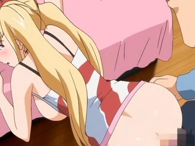 【鬼父】エッロいおっぱいに育った金髪娘がたまらなくなって、ツルツルマンコに父親チンポぶち込んだ！　