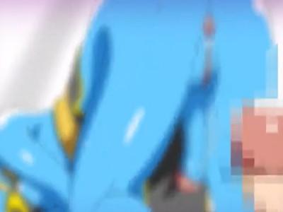 【異種族】異種族の青いお姉さんのでっかいおっぱいに興奮！