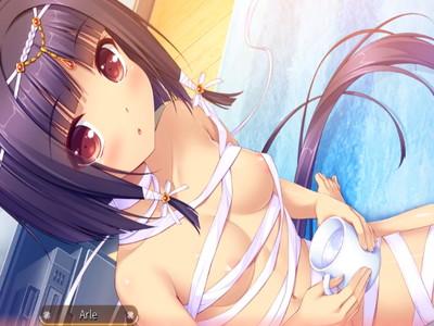 【ちっぱい】えっちいロリむすめを紐まみれにしてセックス！
