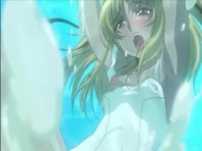 【Tentacle And Witches】ちっぱい美少女と水中SEX★ガン突き種付けしすぎてプールが白くなったｗ
