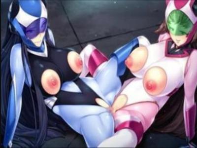 変身ヒロインなのにおっぱいとマンコ丸出しスーツってなんだwww百合ファックするために変身してるとしかｗｗｗ
