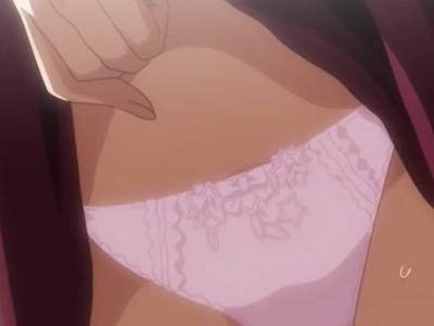 【中出し】着衣のままセックスして感じまくるビッチ