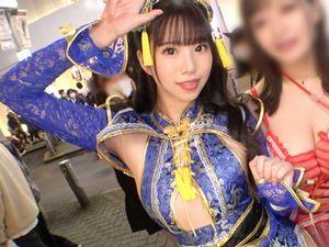渋谷★素人ナンパ企画！コスプレイヤー着衣セックス！美脚お姉さんキス乳首舐めフェラ騎乗位バックSEXハメ撮り！AVエロ動画