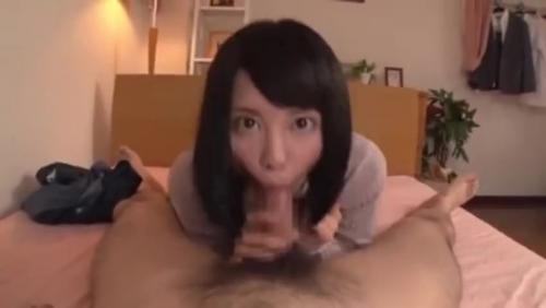 【松岡ちな】「お兄ちゃん一緒に気持ちよくなろ♡」激カワ妹のイチャラブ主観フェラチオ♡
