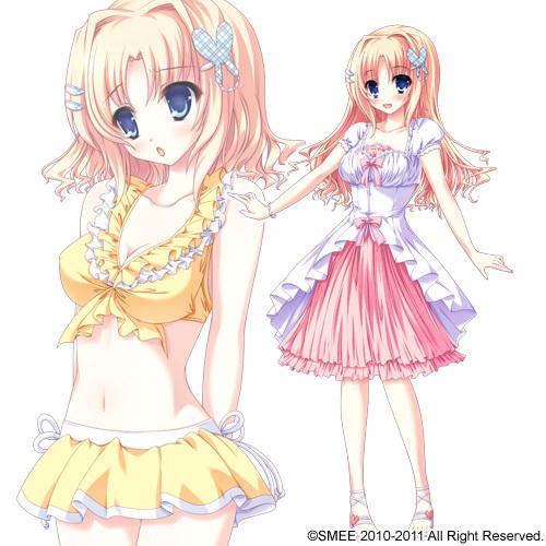 エロゲ―　放課後の教室でフェラさせて、机に載せてケツ突き出させてチンコぶち込みSEX　エッチな金髪美女