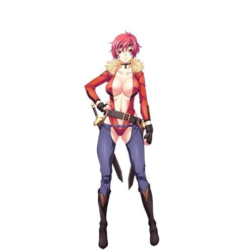 エロゲ―　女傭兵が男たちの慰みモノに3穴にぶち込まれ手コキにおっぱい鷲掴みと犯されまくりザーメンまみれ