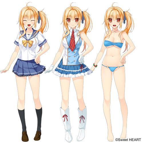 エロゲー　勝気な金髪巨乳アイドルも初は緊張、手コキしてくれて騎乗位で処女貫通、パコパコ腰振り
