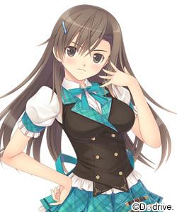 エロゲ―　スレンダー巨乳おっぱい美少女を下着にして裸に　バックで覆い被さるようにチンコハメて処女膜貫通