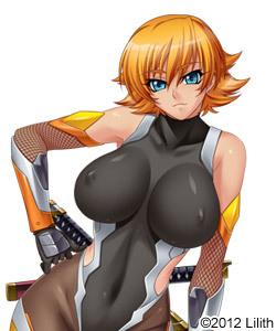 エロゲ―　巨乳おっぱいでチンコ挟んでペロペロ舐め回す、チンポ大好き対魔忍　美味しいとしゃぶりまくり