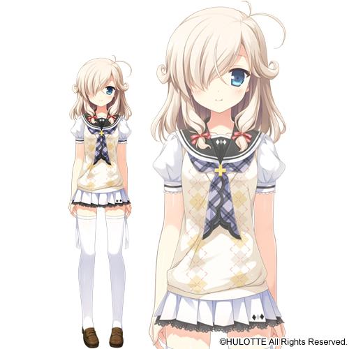 エロゲ―　大人しいけどスク水着てやることはやる。おっぱい見せておチンポの先をペロペロしてザーメン顔射