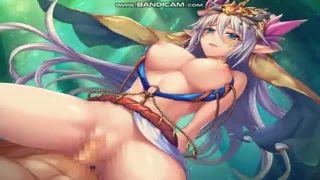 エロゲ―　森のスケベエルフ女王ここに爆誕！？　巨乳おっぱい美女が腰を振りまくるエロエロSEX