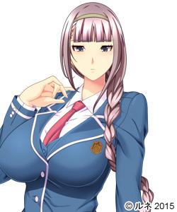 エロゲー　爆乳巨乳おっぱいでチンコはさんでパイフェラ　口内射精してザーメン飲み干し