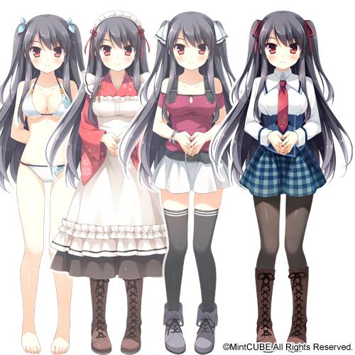 エロゲ―62　濡れ透け白装束脱がして乳首をいじり、気持ちよくしたらフェラさせて可愛い顔がベタベタ