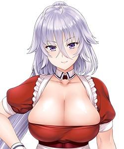 エロゲ―　姉御的な巨乳おっぱいメイドお姉さんにパイずりしてもらい、その乳圧に耐え切れずオッパイの中でドピュ