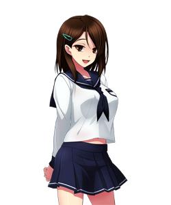 エロゲ―　ロックかけられたチンポを手コキとフェラで気持ちよくしてくれるエッチな娘　ザーメンでちゃった