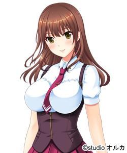 エロゲ―　裏ぎったのに戻って来たFカップ美女　ベッドで制服脱がせてチンコぶち込みパコパコ