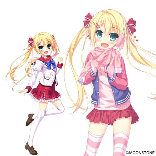エロゲ―　皆いるのに積極的だなとチンコにケツを押し付ける金髪ツインテ美少女　チンコもすっぽり中出しSEX