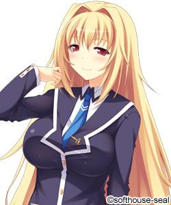 エロゲ―　スタイル抜群の金髪巨乳おっぱい美人生徒会長　フェラから騎乗位SEXでザーメン中出しと結構ビッチです