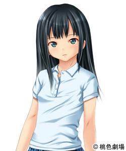 エロゲ―　黒髪ロングのマセた教え子、スク水の上から乳首吸い付きちっぱい見ながら騎乗位SEXでザーメン中出し