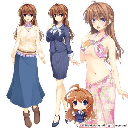 エロゲ―　人気の美人女教師をベッドに押し倒し巨乳おっぱい揉んで、中出しザーメン種付けSEX