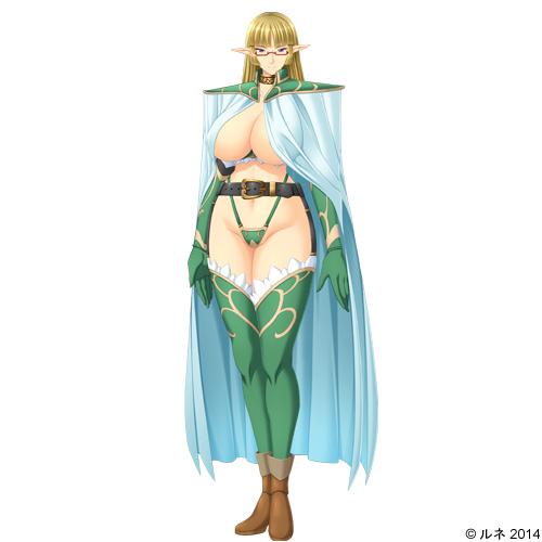 エロゲ―　チンポ好きすぎる痴女魔女エルフ　手コキにフェラにパイずりとチンコにご奉仕が生きがい