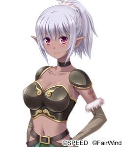 エロゲ―　褐色エルフがチンポ挿入ザーメンぶっかけまくりで大興奮のドスケベエルフだった