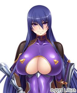 くノ一はベッドでも大忙し、オッパイに口に、とりあえずチンコ　hentaigame