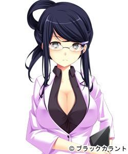 エロゲ―　ドスケベ淫乱な担任とラブホへ　フェラしてもらいベッドに押し倒してチンコぶち込み中出しザーメン