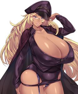 エロゲ―　褐色でか乳見せつけるように腰振り騎乗位でのパコパコに気持ちよすぎてやばい悪の幹部