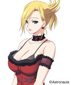 エロゲ―　金髪巨乳おっぱい美人な酒場の女将にパイずりしてもらいザーメンをぶっかけまくる