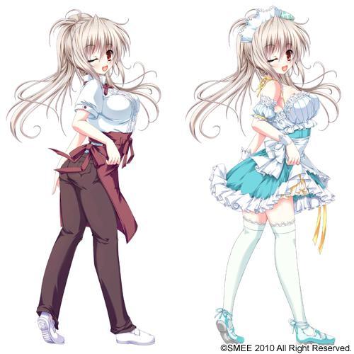 エロゲ―　お姉さんだものチンポあったら咥えちゃう　片足上げさせてバックでチンポをズッコンバッコン