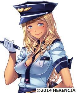 エロゲ―　ギャル看守による手コキでザーメンぶっかけ　ギャルならば看守でもドスケベなんだな