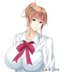エロゲ―　屋上で手コキとフェラさせてご褒美ザーメンあげたら巨乳おっぱいフェンスに押し付けバックで中出しSEX
