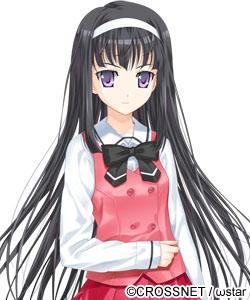 エロゲ―　黒髪ロングな美少女委員長　屋上で牝になり、おチンポパコパコSEX　中出し種付けに頬を赤く染める