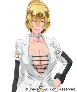 エロゲー　首輪つけてお散歩、たくさんの人々の前で巨乳おっぱい見せつけパイフェラ　牝犬学園長
