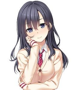 エロゲ―　クールな美人先輩をベッドに押し倒して服を脱がせてチンコぶち込み中出しザーメン種付け　気持ちい連呼のスケベ
