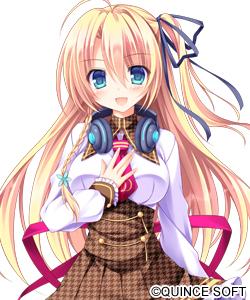 エロゲ―　金髪巨乳おっぱい美女がゴム咥えて積極的にエッチを求める、処女膜貫通中出しザーメン騎乗位SEX