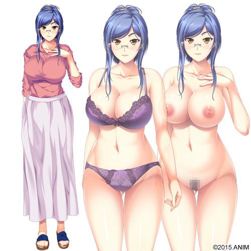 エロゲ―　夜のプールでスク水でエロボディさらけ出してケツ向けてチンコ入れるしかないとパコパコ